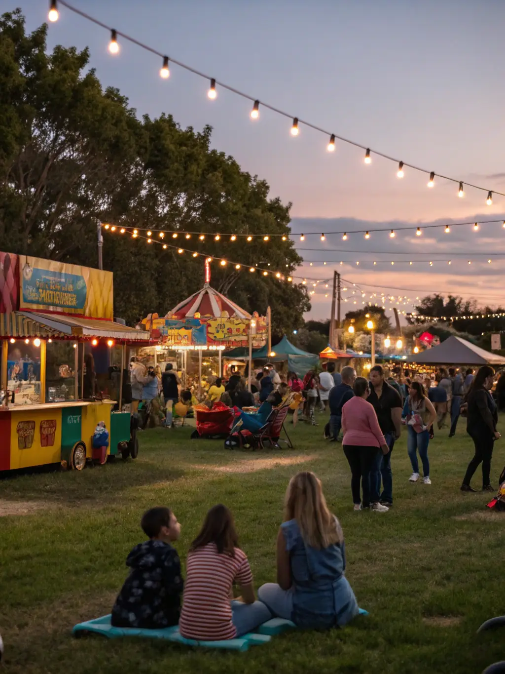 A special event featuring live music and local food vendors at the Bort-Neussargues railway station, creating a festive atmosphere for visitors and the community.